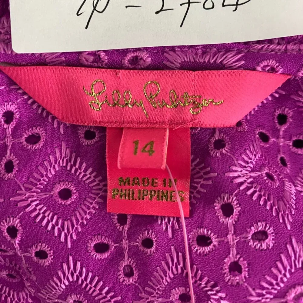 Lilly Pulitzer Pink Button Down Shirt - Picture 7 of 12